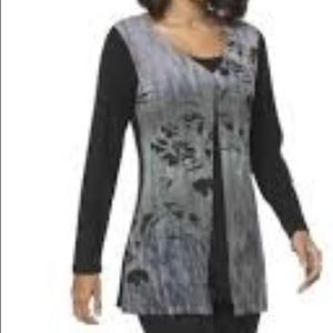 Parsley & Sage NWT L, XL, 2X & 3X  LONG SLEEVE TUNIC